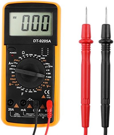 LCD Display Multimeter High Accuracy Digital Display Anti Dry Burning Shockproof Automatic Shutdown Electrician Electronic Multimeter Voltmeter Ammeter Ohmmeter
