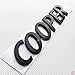 zorratin Black Metal Cooper S coopers letter Emblem Badge Lettering for mini cooper Rear Trunk Lid Hatch Tailgate R50 R52 R53 R56 R56N R57 R58 R59 R60 R61 F55 F56