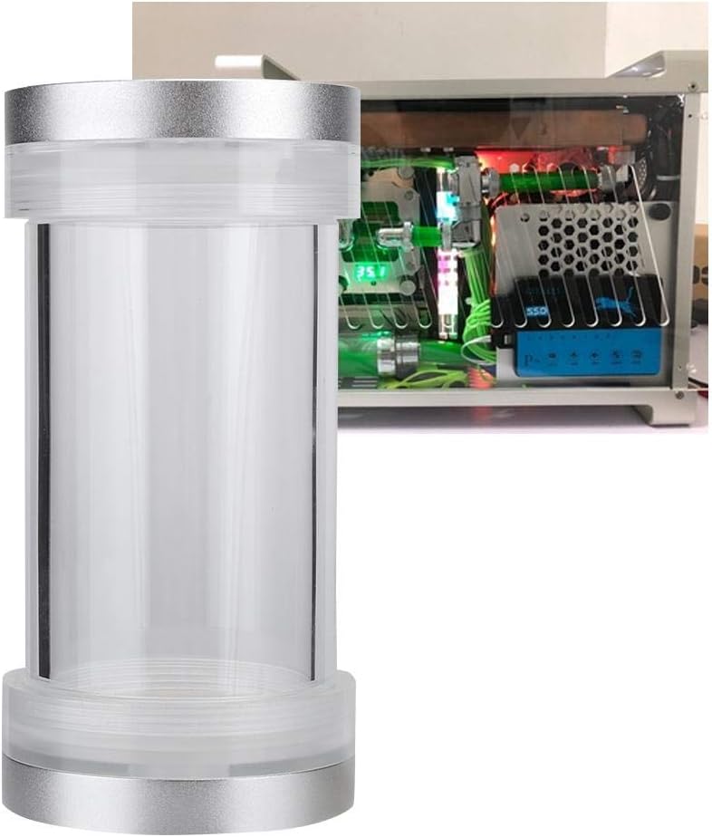 Yoidesu Water Cooling Tank Reservoir,G1/4 Threaded PC Water