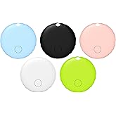 Tracker Tag, Smart Tag Works with Find My App (iOS Only), Keys Finder and Item Locator for Luggage, Backpack, Suitcases and More, Replaceable Battery, IP67 Waterproof Tracking Tags-5 Pack