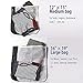 TENRAI 2 Pack (1 Large & 1 Medium) Delicates Laundry Bags, Bra Fine Mesh Wash Bag, Use YKK Zipper, Protect Best Clothes in The Washer (2 White)