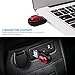 Bluetooth earbuds,Bpuls wireless headphones V4.1 Mini Invisible Car and sport Headset [Magnetic Charging] Single In Ear Earpiece Smallest Wireless Bluetooth Earbud Earphone with HD Mic (Red)