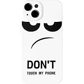 Imcooerkez Case for iPhone 13 for Kids Teen Boys Girls, Slim Fit Matte Design Pattern Cool Fun iPhone13 Soft Phone Cover (DontWhite-7, iPhone 13)
