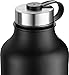 Swig Savvy Wide Mouth Sports Water Bottle Lid & Spout Cap – Easy Fit for Wide Mouth Flasks – 2 Pack (Steel Cap/Sport)