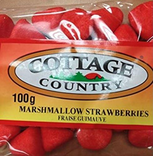 Cottage Country Marshmallow Strawberries 100g {Imported from Canada}