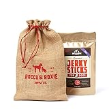 Rocco & Roxie Gourmet Jerky Dog Treats - Slow Smoked, Delicious, Tender AND Healthy 7
