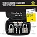 GREYFOX Transparent Cutaway Lock Decoration/Play Set Kit. With Clear Padlock, Blade Lock, Cylinder Lock & Sleek “Spy Practice Play” Storage Case. Unique Christmas/Birthday Gift Idea For Men.