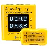 Inline Power Over Ethernet Voltage and Current Tester (POE Tester Detector)