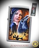 3533 Mazzi Morrigan Woman with Ravens Lighter with
