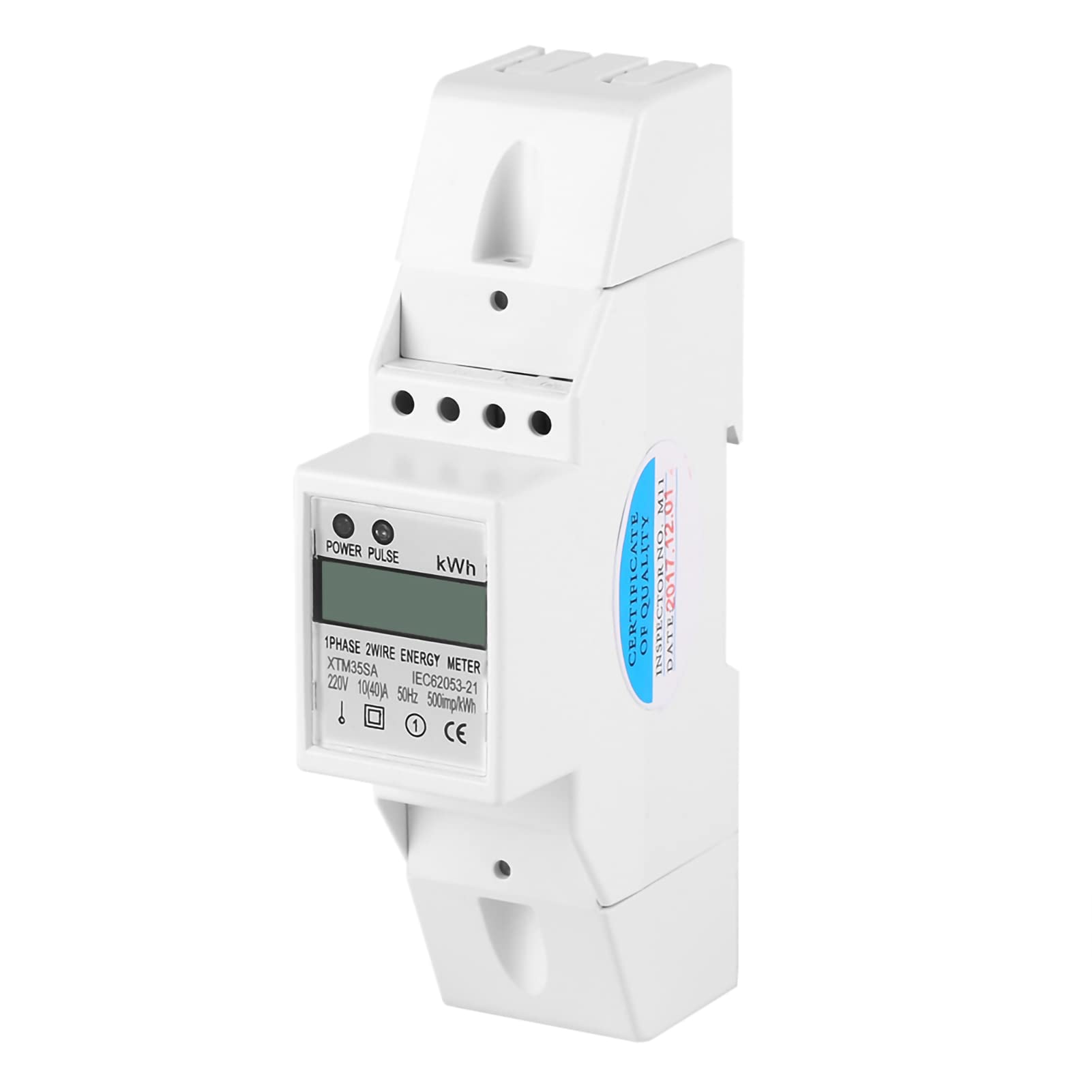 Digital LCD Energy Meter DIN-Rail Electric Meter Single-phase 10-40A Electronic Kilowatt Hour KWh Meter