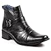 Metrocharm MET525-9 Men's Buckle Strap Western Cowboy Formal Dress Casual Fashion Boots