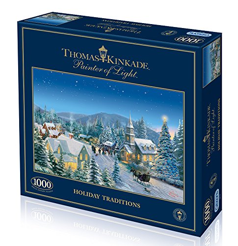 Thomas Kinkade - Holiday Traditions 1000pc by Gibsons
