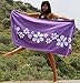 Tuvizo Beach Towel - Microfiber Quick Dry Sand Free Oversized Towels with Travel Bag 71 x 31” (Purple)