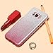 Galaxy S8 Case, Poristal Luxury Bling Glitter Back Cover Protective Bumper [Slim Fit,Anti-scratch] Case for Samsung Galaxy S8 (Gradient-pink)
