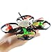 Makerfire Armor 90 BNF FPV Racing Drone 90mm Micro Brushless Quadcopter with FPV Camera Frsky Receiver Version (White)