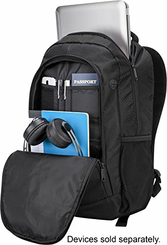 Targus Sport Backpack with Padded Laptop Compartment, 17.8 x 12.3 x 5.2 Inches, Black (TSB89104US)