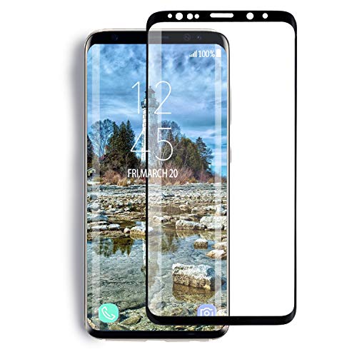 Galaxy S9 Screen Protector Glass,ELYAN Full Coverage Tempered Glass[3D Curved] [Anti-Scratch] [Anti-Bubble][High Definition] Tempered Glass Screen Protector Compatible Samsung Galaxy S9(5.8") - Thumbnail 6