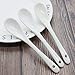 Pomeat 20 Pcs Ceramics Coffee Spoons Mini Dessert Spoons Tasting Spoons for Chefs, 4.8 Inch