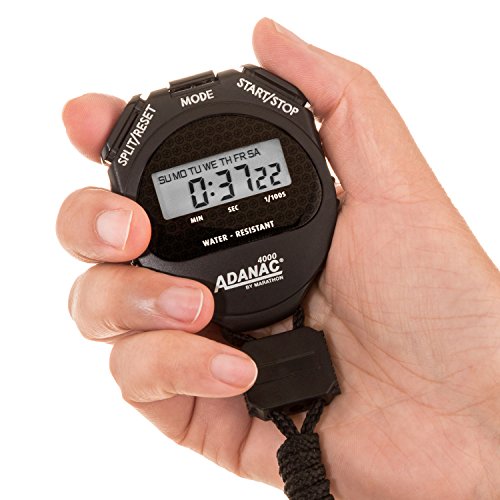 MARATHON ST083009 Adanac 4000 Digital Stopwatch Timer with Extra Large