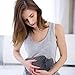 Ohuhu 2L Hot Water Bottle Transparent Classic Bottle with Knitted Cover for Pain Relief Hot Therapy Blue Hot Water Bottles, 2000ml 68oz