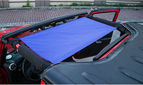 Car Roof Rest Bed Hammock for Jeep Wrangler & Wrangler Unlimited JK (Blue)