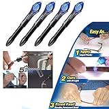 4 PCS x 5-Second Fix/Fill/Seal/Repair UV Light Glue Liquid-Plastic Welding Tool Pen
