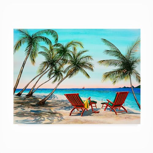Trademark Fine Art Patrick Sullivan 'Tropical Vacation' Outdoor Canvas 18x24