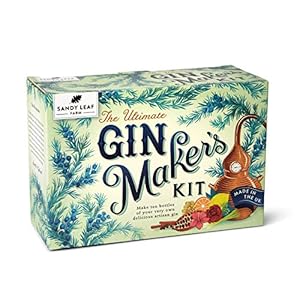 Sandy Leaf Farm Gin Making Kit – 10 Bottle Gin Maker’s Set w/ Pink & Citrus Flavour Spice Blends