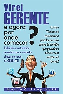 Livro Virei Gerente - e agora por onde começar?: Inclui a matemática completa para o vendedor chegar no cargo de Gerente e Técnicas para formar uma equipe de sucesso que admirem seus métodos de Gestão!