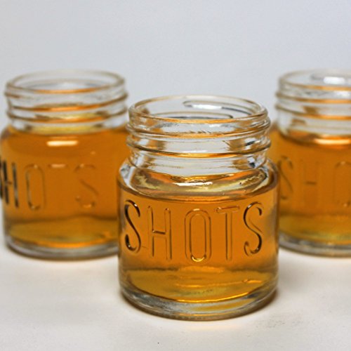 Mason Jar 2 Ounce Shot Glasses Set of 12 With LeakProof Lids Great