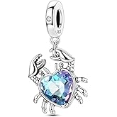 Hapour 925 Sterling Silver Charms for Bracelets Necklace Jewelry Dangle Pendant Beads Charm Family Heart Charm for Women