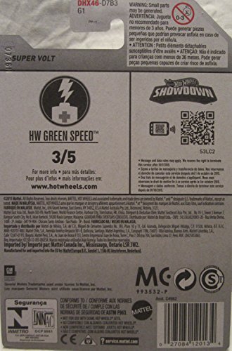 Super Volt Hot Wheels 2016 Hw Green Speed 164 Scale Collectible Die Cast Metal Toy Car Model #35 On International Long Card