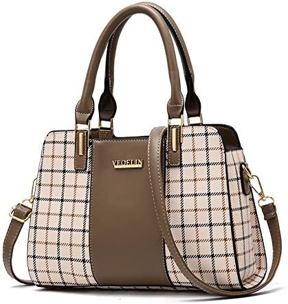 XMY Big bag fashion lady big bag simple shoulder bag handbag casual small lattice