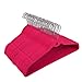 50 Pack Pink Velvet Hangers - Non Slip Hangers with Cascading Hooks - Thin Hangers - Non Slip Hangers, Pink, 17.5 x 9.2 x 0.2 Inches