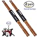 Drum sticks Natural Bamboo Drumsticks 5A (2 Pair Bamboo)
