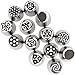 Royal Classique 15 Piece Professional Grade Stainless Steel Russian Piping Tips (Large) - Great Icing Tips/Nozzles for decorating Cakes and Cupcakes