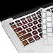 TopCase Solid Wood Texture Ultra Thin Soft Keyboard Cover Skin for Macbook 13