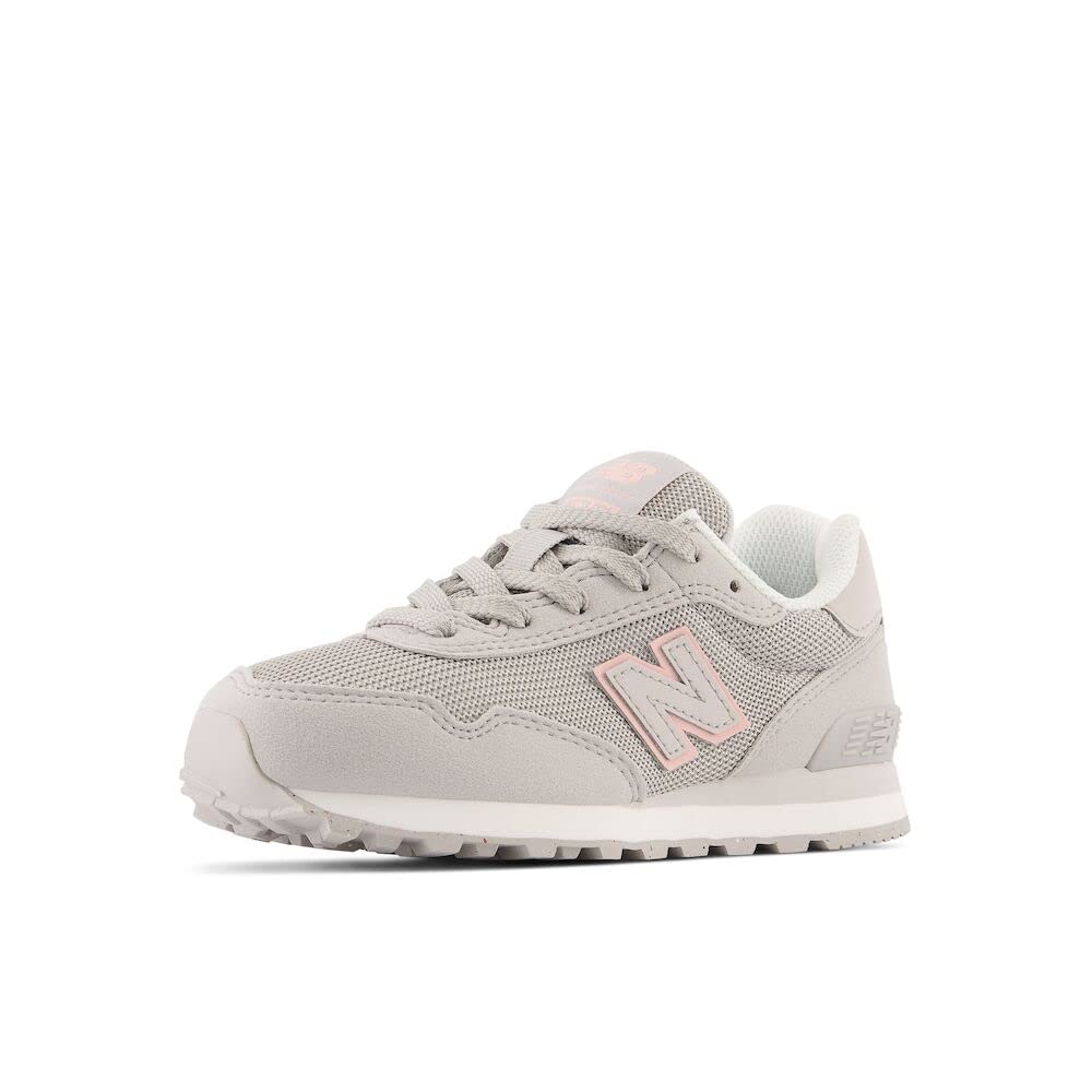 Photo 1 of **Bottoms are dirty**New Balance Girls 515 V1 Lace-up Sneaker, Rain Cloud/Pink Haze, 4 Big Kid