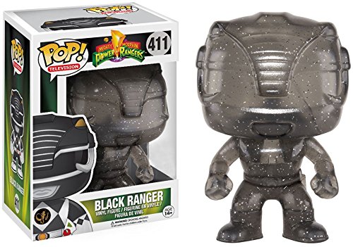 Funko POP Power Rangers Black Ranger Figurine, Exclusive Morphing