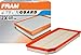FRAM Extra Guard Engine Air Filter Replacement, Easy Install w/Advanced Engine Protection and Optimal Performance, CA10256 for Select Audi and Volkswagen Vehicles, White
