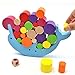 Wooden Building Blocks Dolphin Balance Educational Building Blocks For Kids Children Boys Girls With Personalized Birthday Gift Card