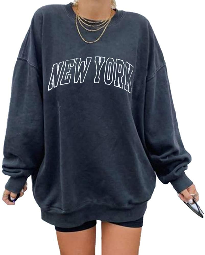 Women’s Los Angeles California Crewneck Sweatshirts Long Sleeve