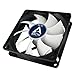 ARCTIC F9 TC - 92 mm Case Fan with Temperature Control, Quiet Motor, Computer, Fan Speed: 400-1800 RPM - Black, White
