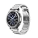 Oitom Stainless Steel Bands for Galaxy Watch 46mm Galaxy S3 Classic/Frontier,22mm Premium Metal Replacement Band(Silver)
