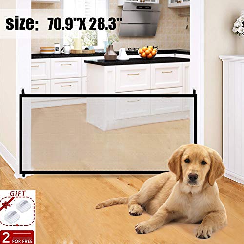 image for Woohubs Pet Gate- Dog gate for House Baby Safety Gates Portable Foldin