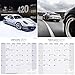 Porsche Calendar - Super Car Calendar - Automobile Calendar - Monthly Wall Calendar (Modern 12x12)
