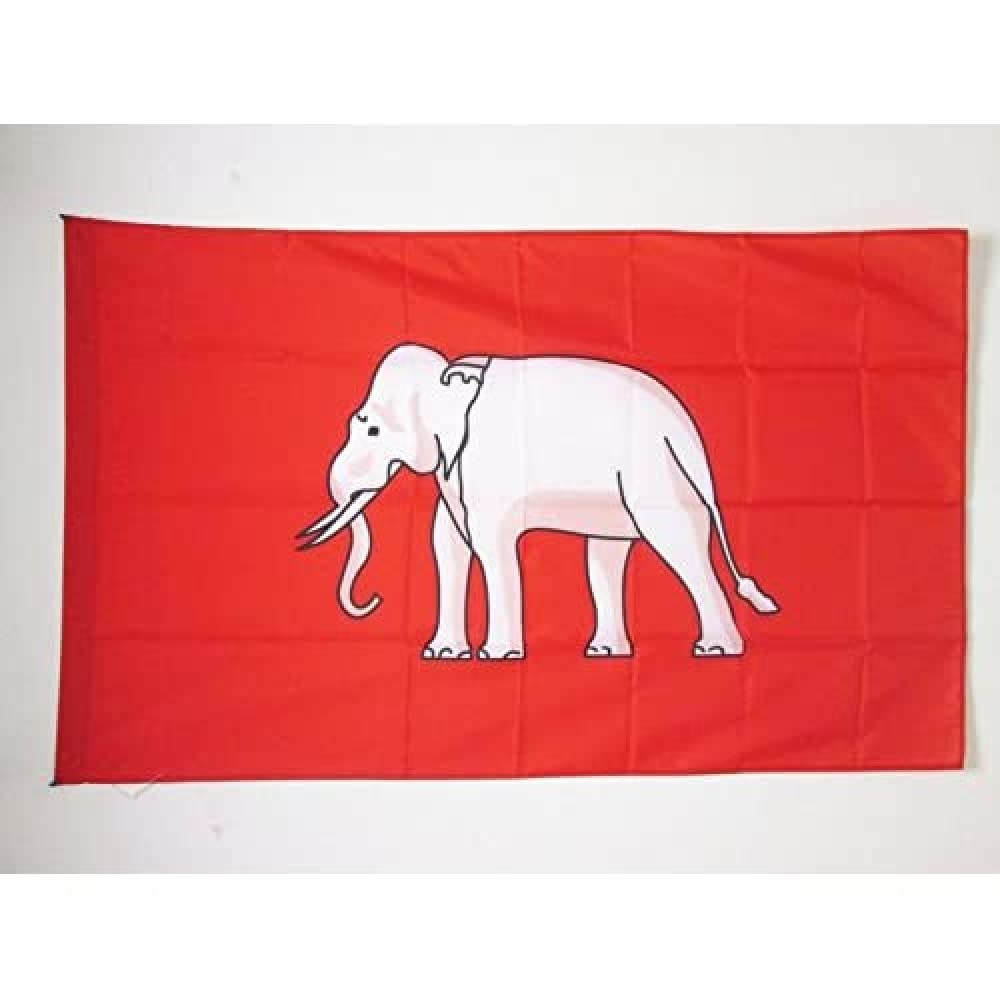 AZ FLAG - Kingdom of Siam 1350-1939 Flag - 2x3 Ft - historic Thailand Banner with Sleeve - 100% Polyester - Fade Resistant - Vivid Colors - 2' x 3' Feet - 90x60 Cm