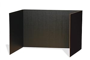 Pacon Corporation 3791 Privacy Board, 48-Inch x16-Inch, 4/PK, Black