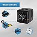 Cop Cam Spy Hidden Camera - Cameras for Indoor or Outdoor Surveillance - Mini Nanny Home Office or Car Video Recorder with 1080p HD Recording and Night Vision Wireless, No WiFi Needed