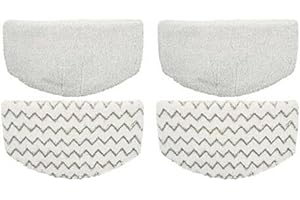 4-Pack Microfiber Mop Pads for Bissell PowerFresh 1940 1806 1544 1440 2075A 2685A Series, Reusable Soft Cleaning Cloths with 